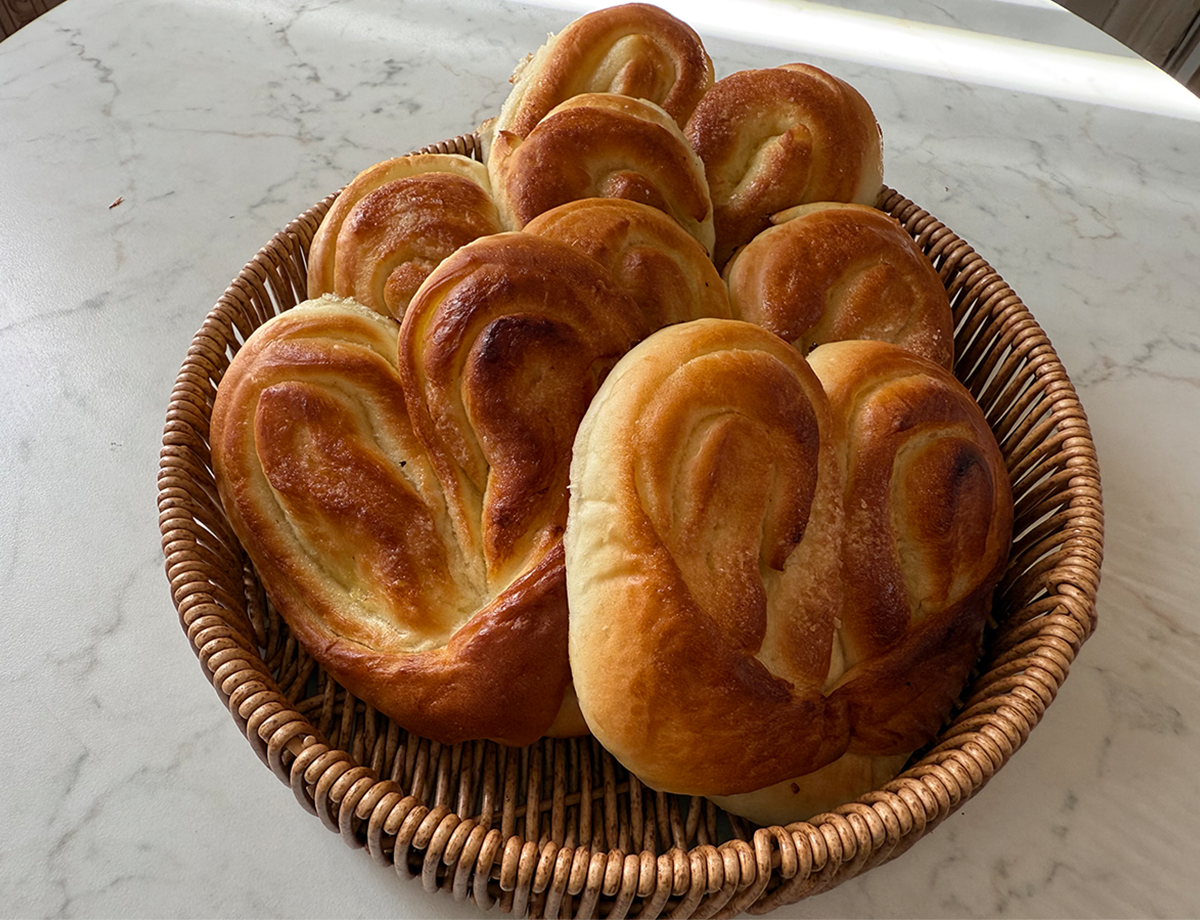 Плюшка с сахаром